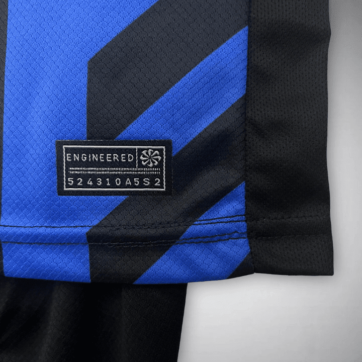 24/25 Inter Milan Home Kids Size Kit from FootballPrestige.com - Premium Football Kits