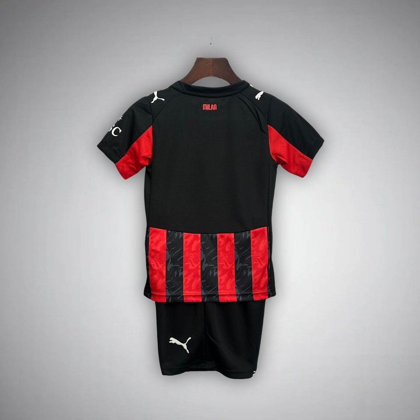 25/26 AC Milan Home Kids Size Kit from FootballPrestige.com - Premium Football Kits
