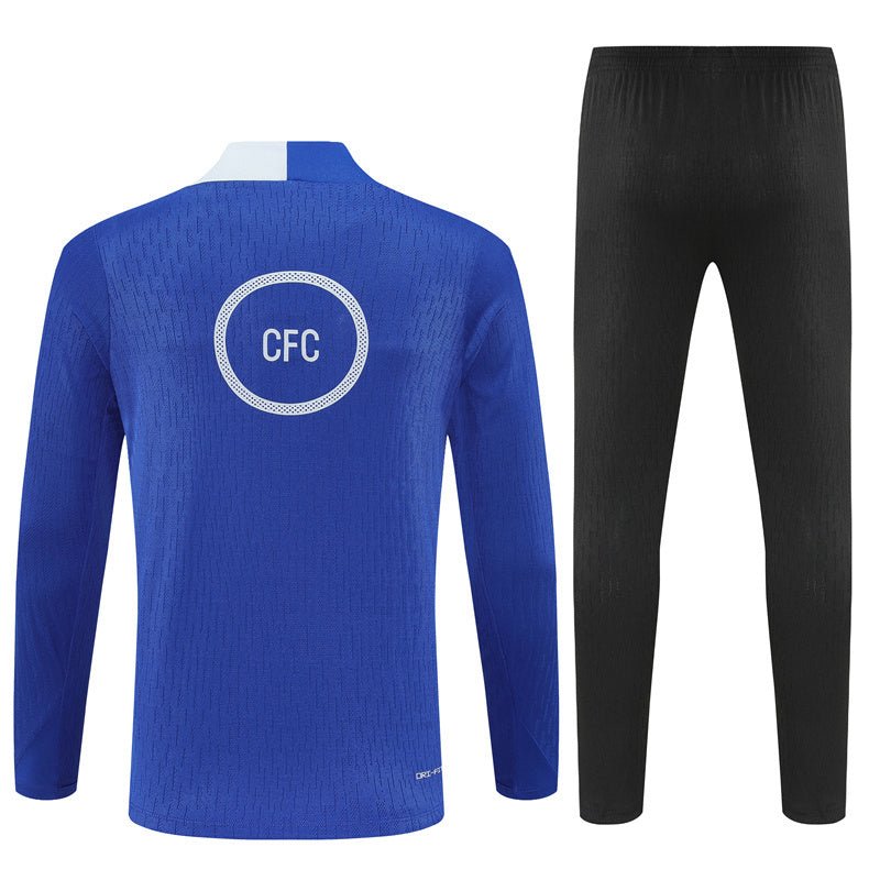 25/26 Chelsea Blue Tracksuit from FootballPrestige.com - Premium Football Kits