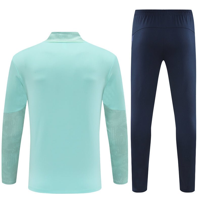 25/26 Marseille Training Mint Green Tracksuit from FootballPrestige.com - Premium Football Kits