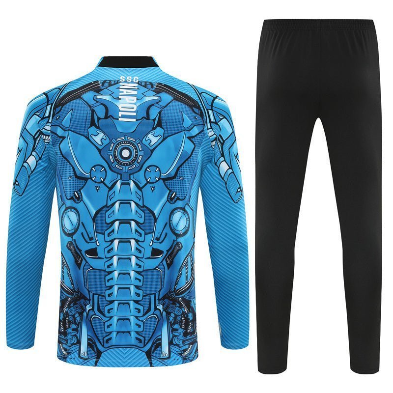 25/26 Napoli Training Blue Kids Size Tracksuit from FootballPrestige.com - Premium Football Kits