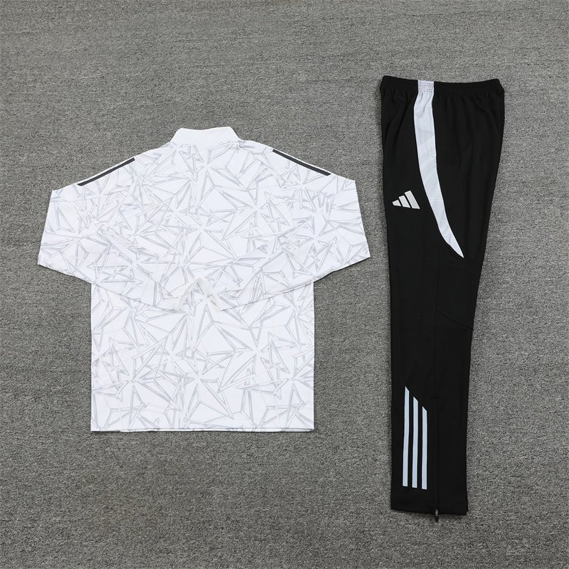 Real Madrid "White Armor" Premium Tracksuit from FootballPrestige.com - Premium Football Kits