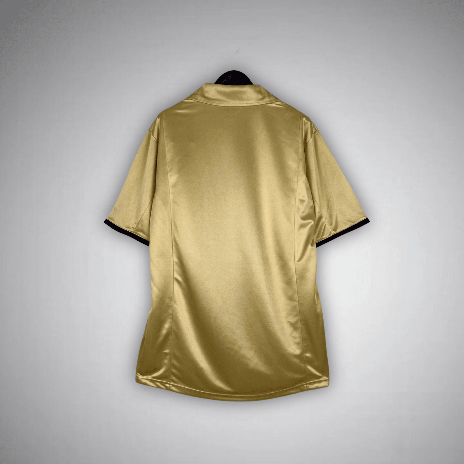 02/03 FC Barcelona Gold Away Retro Kit from FootballPrestige.com - Premium Football Kits