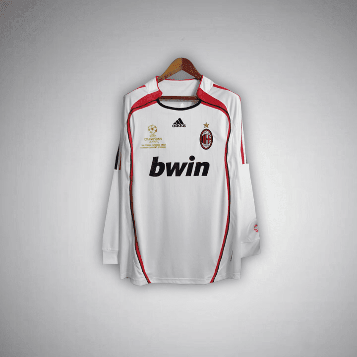 06/07 AC Milan Away Premium Long Sleeve Kit from FootballPrestige.com - Premium Football Kits
