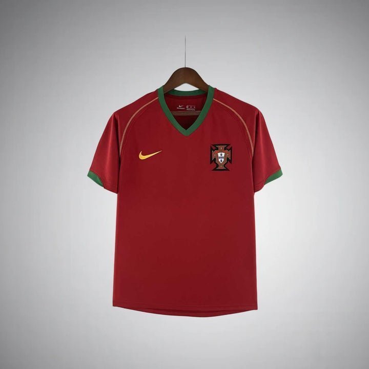 06/07 Portugal Home Kit from FootballPrestige.club - Premium Football Kits