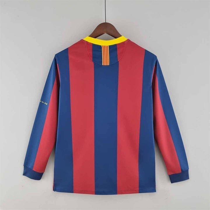 11/12 FC Barcelona Long Sleeve Home Kit from FootballPrestige.shop - Premium Concept kits