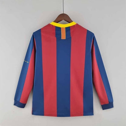 11/12 FC Barcelona Long Sleeve Home Kit from FootballPrestige.shop - Premium Concept kits