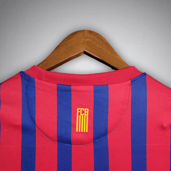 11/12 FC Barcelona Long Sleeve Home Kit from FootballPrestige.com - Premium Football Kits