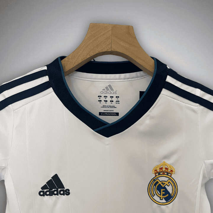 12/13 Real Madrid Home Kids Size Kit from FootballPrestige.club - Premium Football Kits
