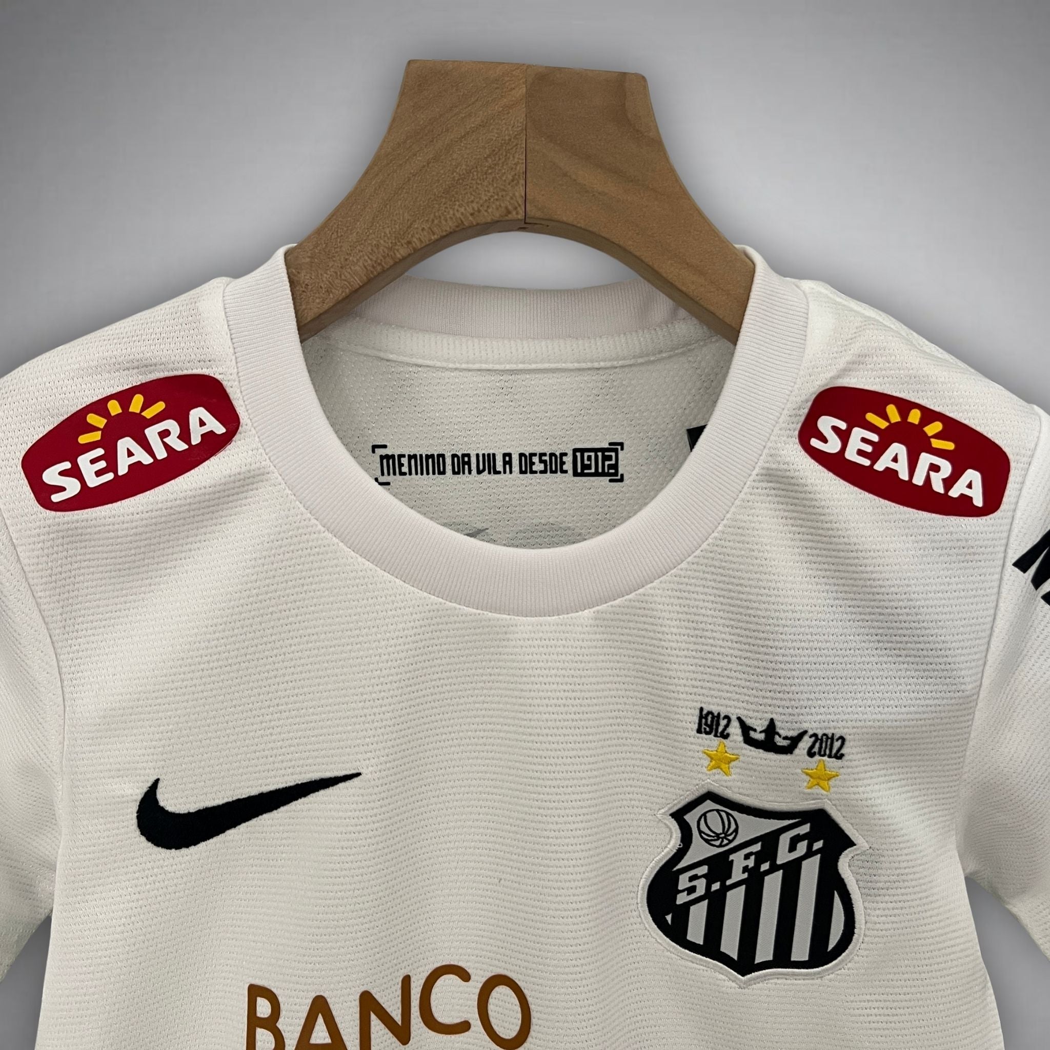 12/13 Santos FC Home Kids Size Kit from FootballPrestige.club - Premium Football Kits