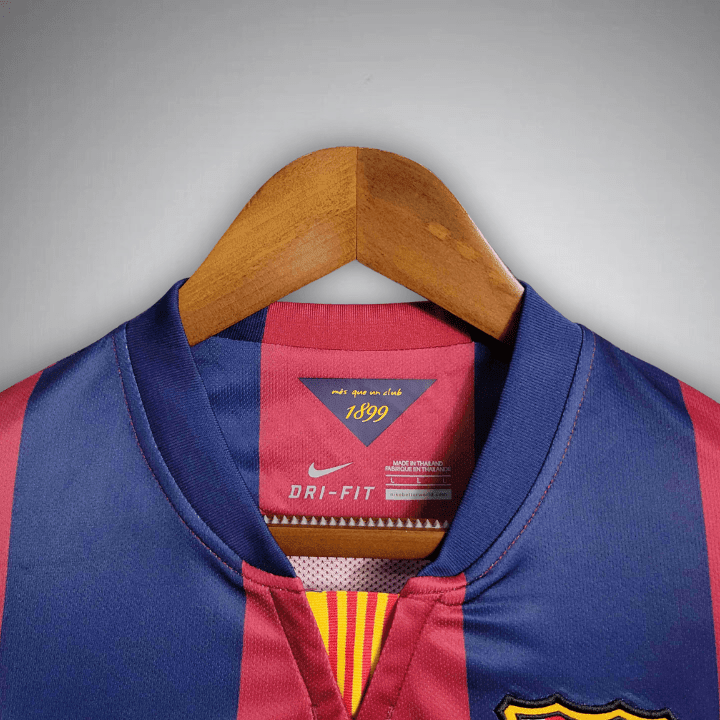 14/15 FC Barcelona Home Long Sleeve Kit from FootballPrestige.com - Premium Football Kits