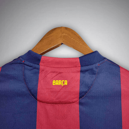 14/15 FC Barcelona Home Long Sleeve Kit from FootballPrestige.com - Premium Football Kits