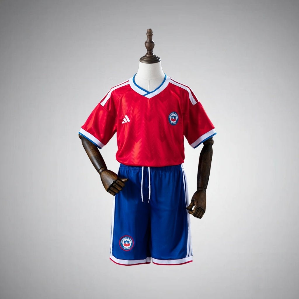 2026 Chile Home Kids Size Kit from FootballPrestige.com - Premium Football Kits