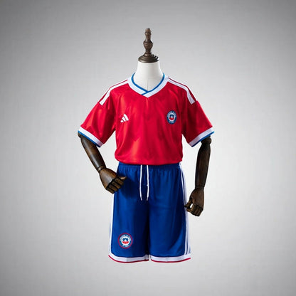 2026 Chile Home Kids Size Kit from FootballPrestige.com - Premium Football Kits