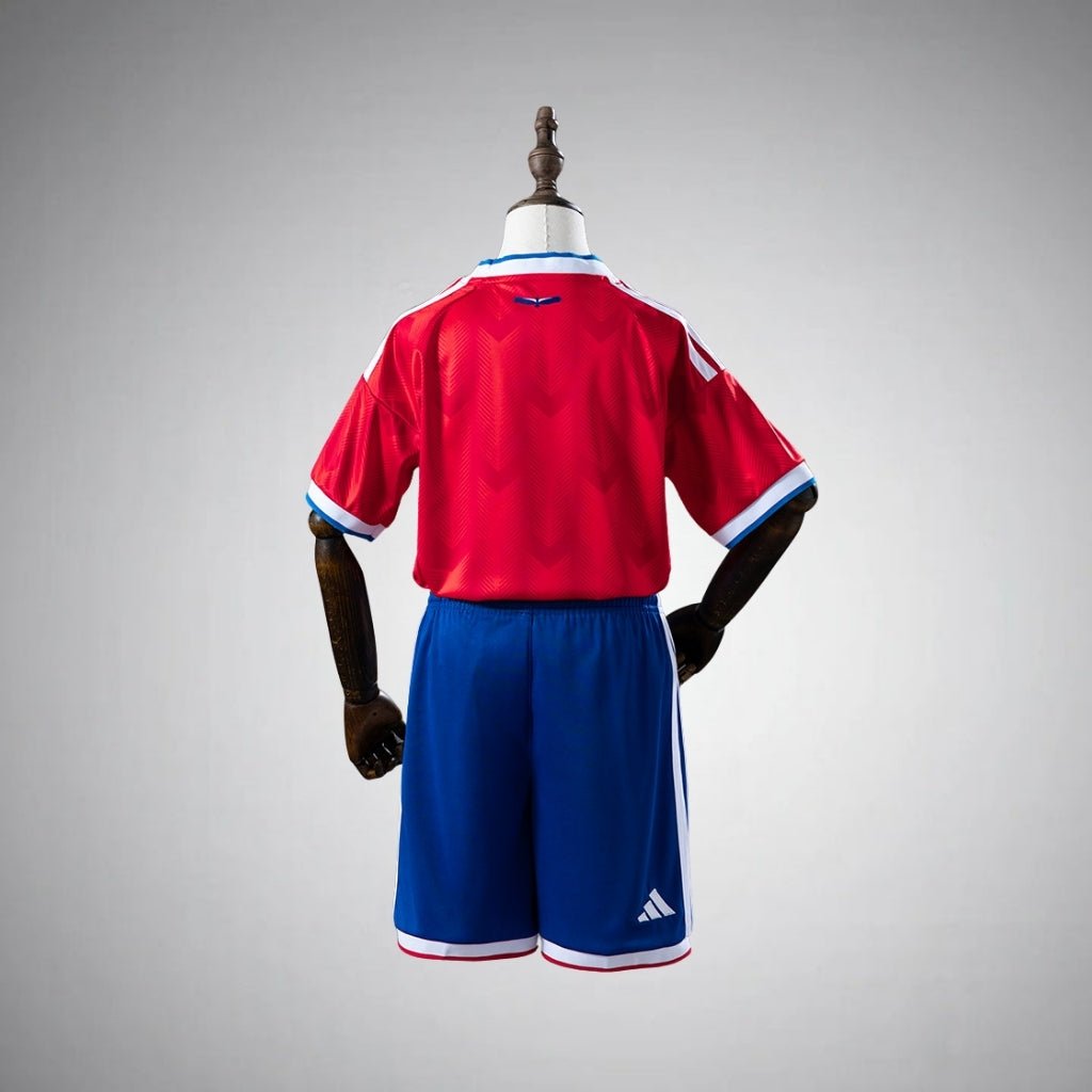 2026 Chile Home Kids Size Kit from FootballPrestige.com - Premium Football Kits