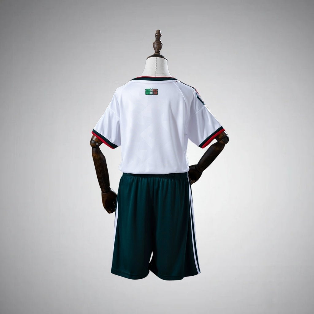 2026 Mexico Away Kids Size Kit from FootballPrestige.club - Premium Football Kits