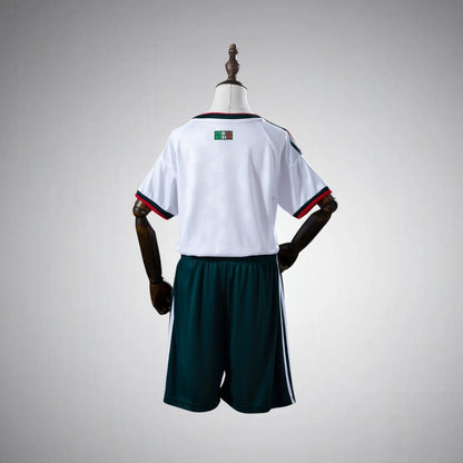 2026 Mexico Away Kids Size Kit from FootballPrestige.com - Premium Football Kits
