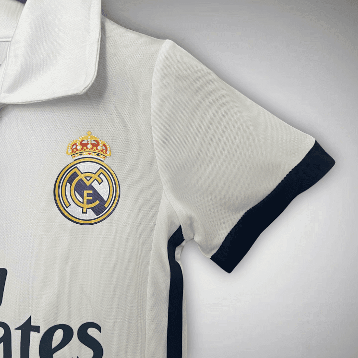 16/17 Real Madrid Home Kids Size Kit from FootballPrestige.club - Premium Football Kits