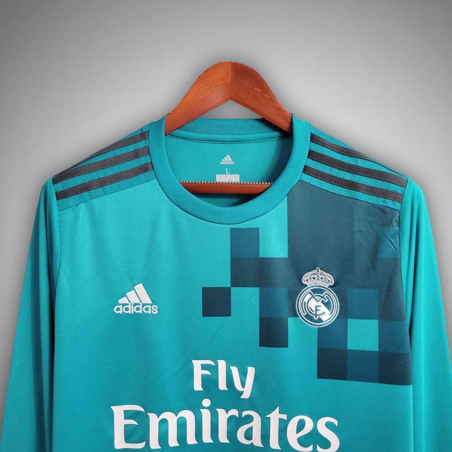 17/18 Real Madrid Third Long Sleeve Kit from FootballPrestige.com - Premium Football Kits