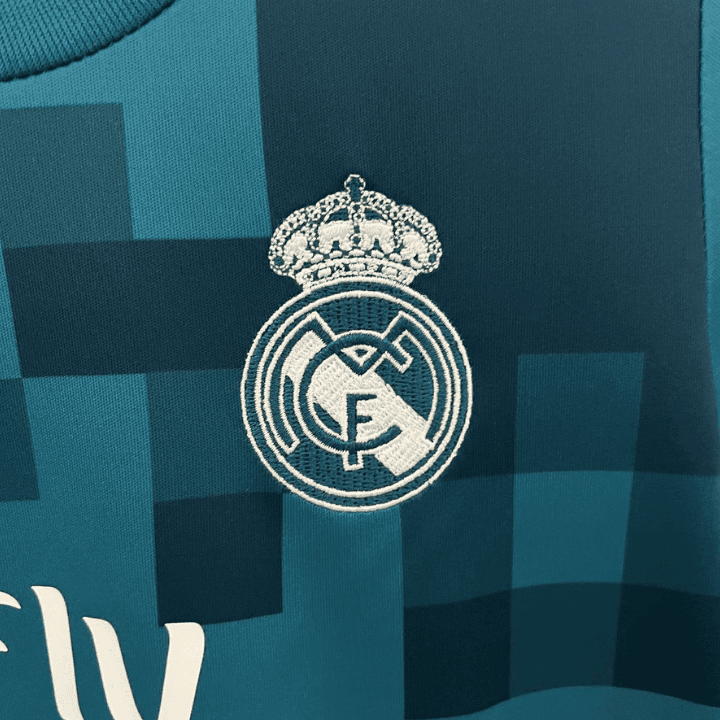 17/18 Real Madrid Third Premium Kids Size Kit from FootballPrestige.club - Premium Football Kits