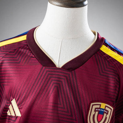 2026 Venezuela Home Kids Size Kit from FootballPrestige.com - Premium Football Kits