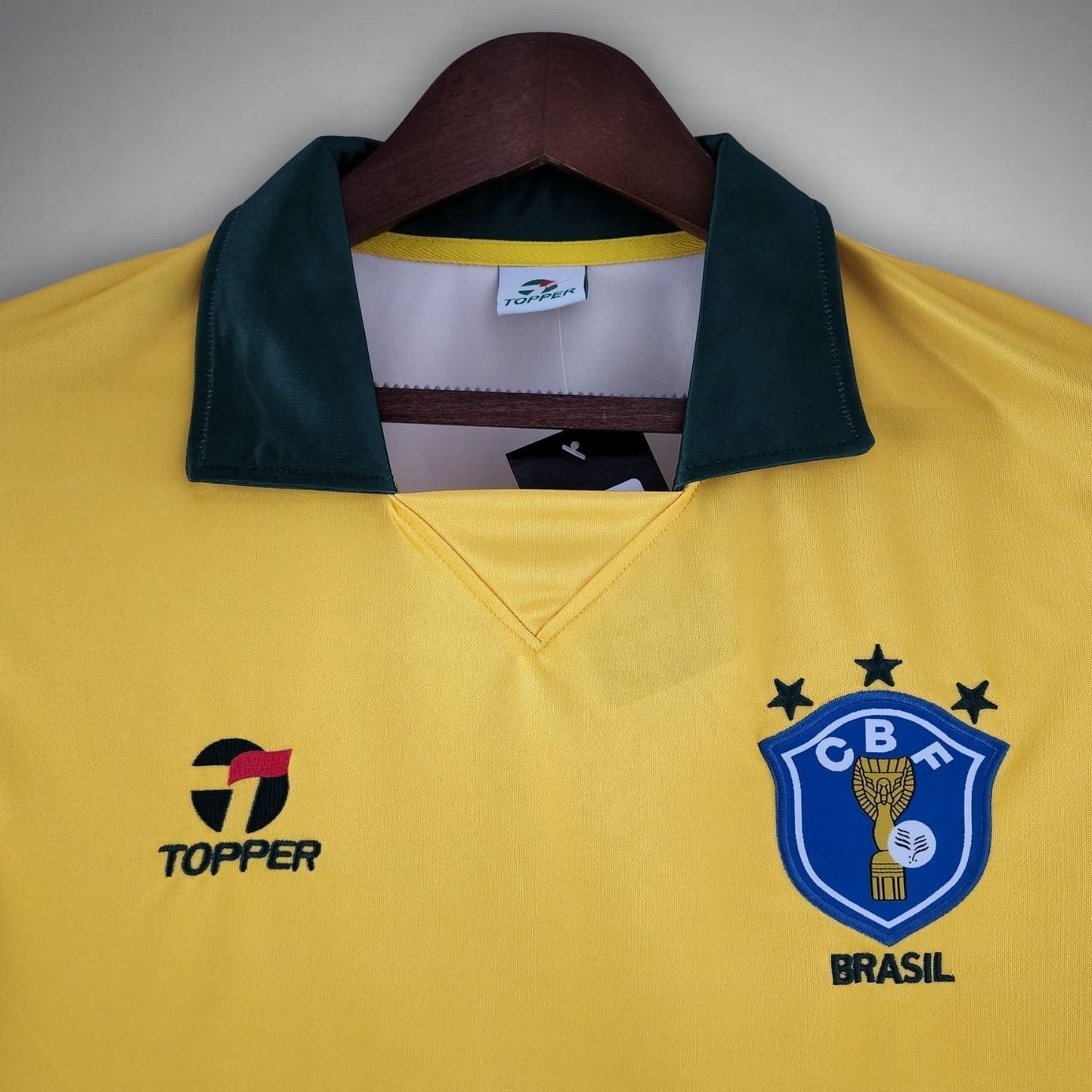1986 Brazil Home Kit from FootballPrestige.com - Premium Football Kits