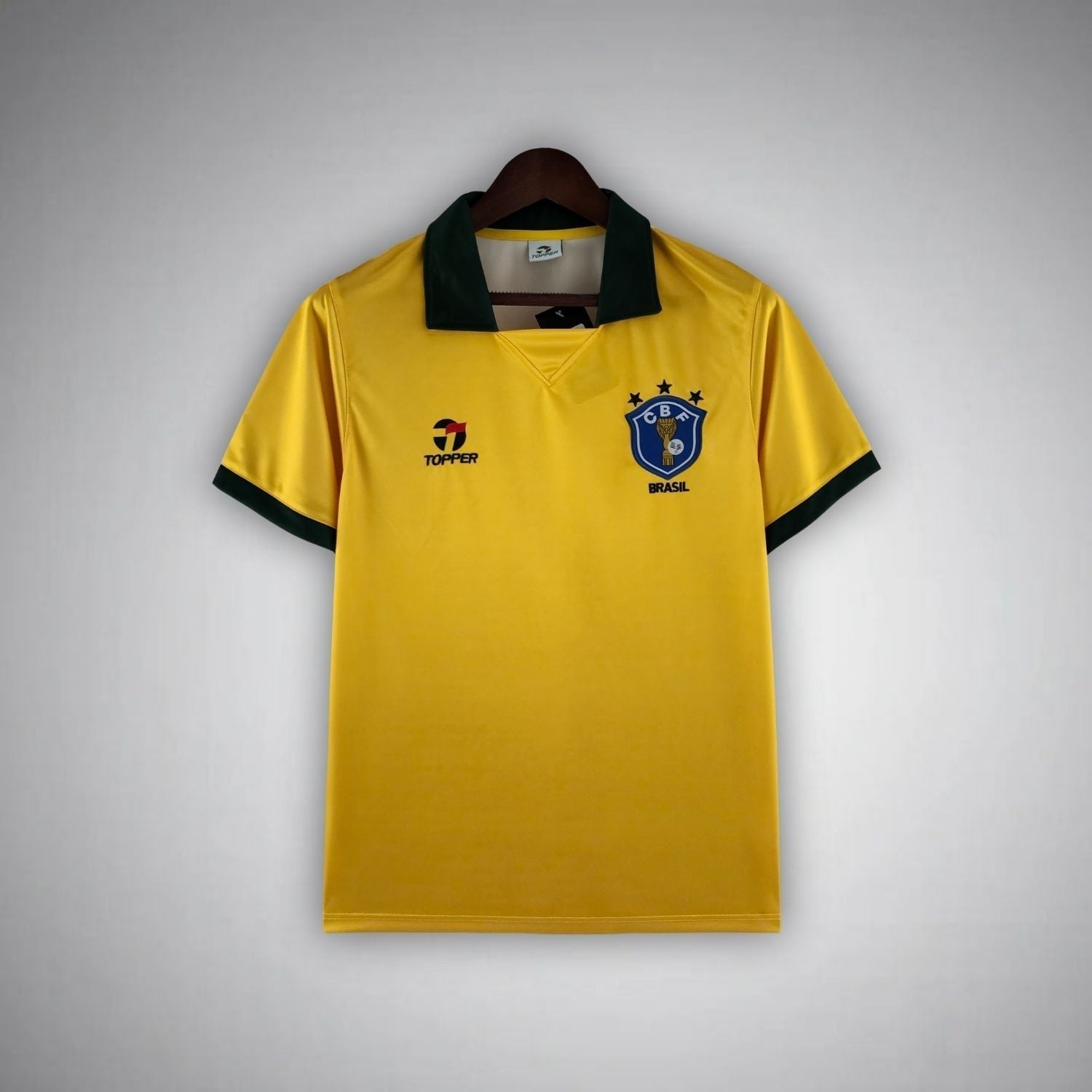1986 Brazil Home Kit from FootballPrestige.club - Premium Football Kits