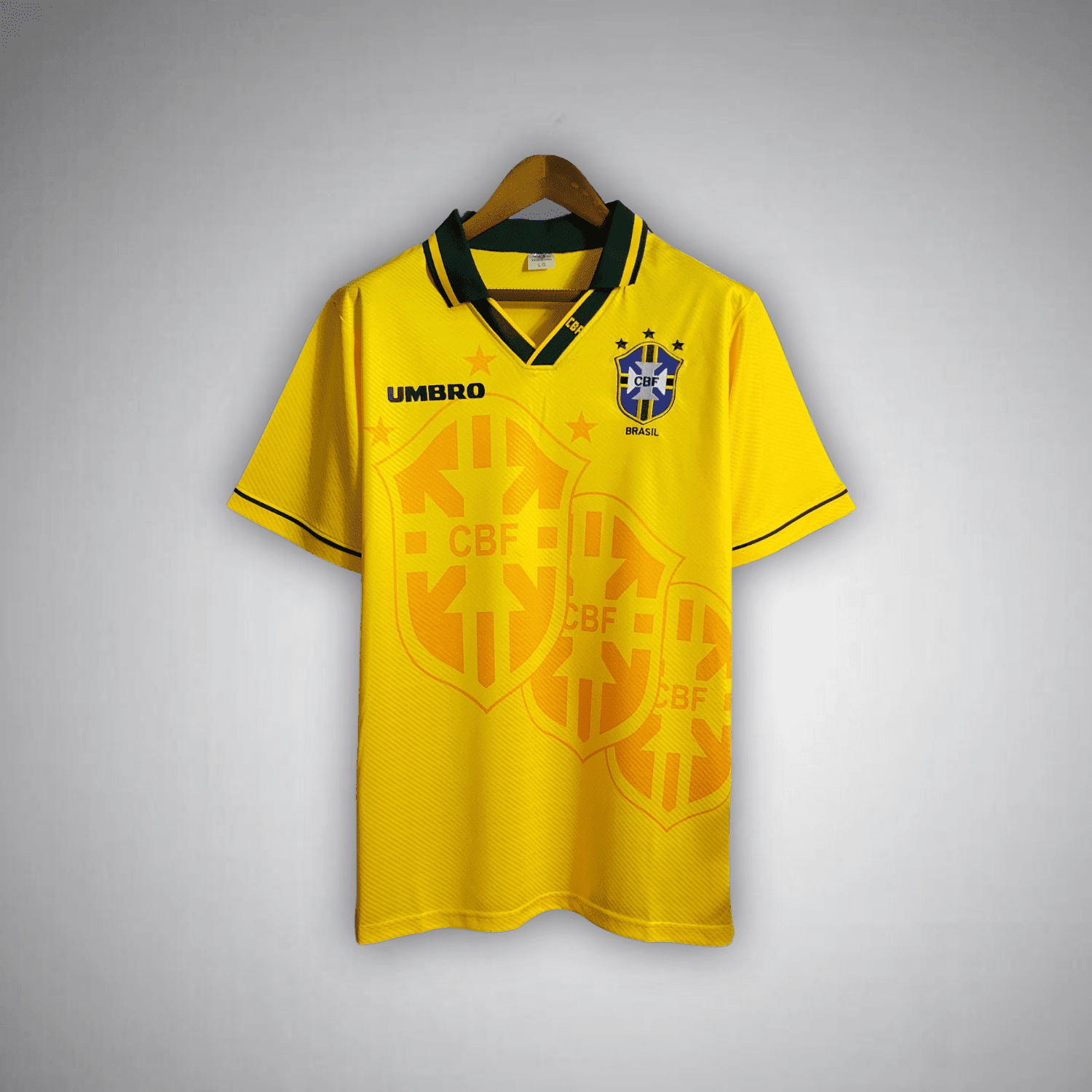 1994 Brazil Home Kit from FootballPrestige.club - Premium Football Kits