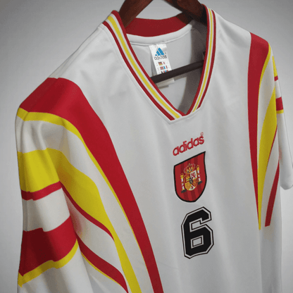 1996 Spain Away Kit from FootballPrestige.com - Premium Football Kits