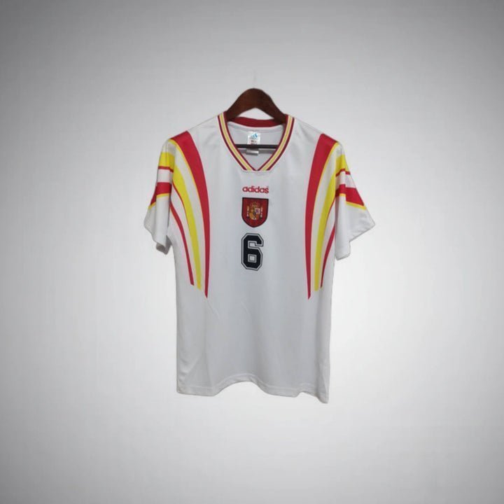 1996 Spain Away Kit from FootballPrestige.club - Premium Football Kits