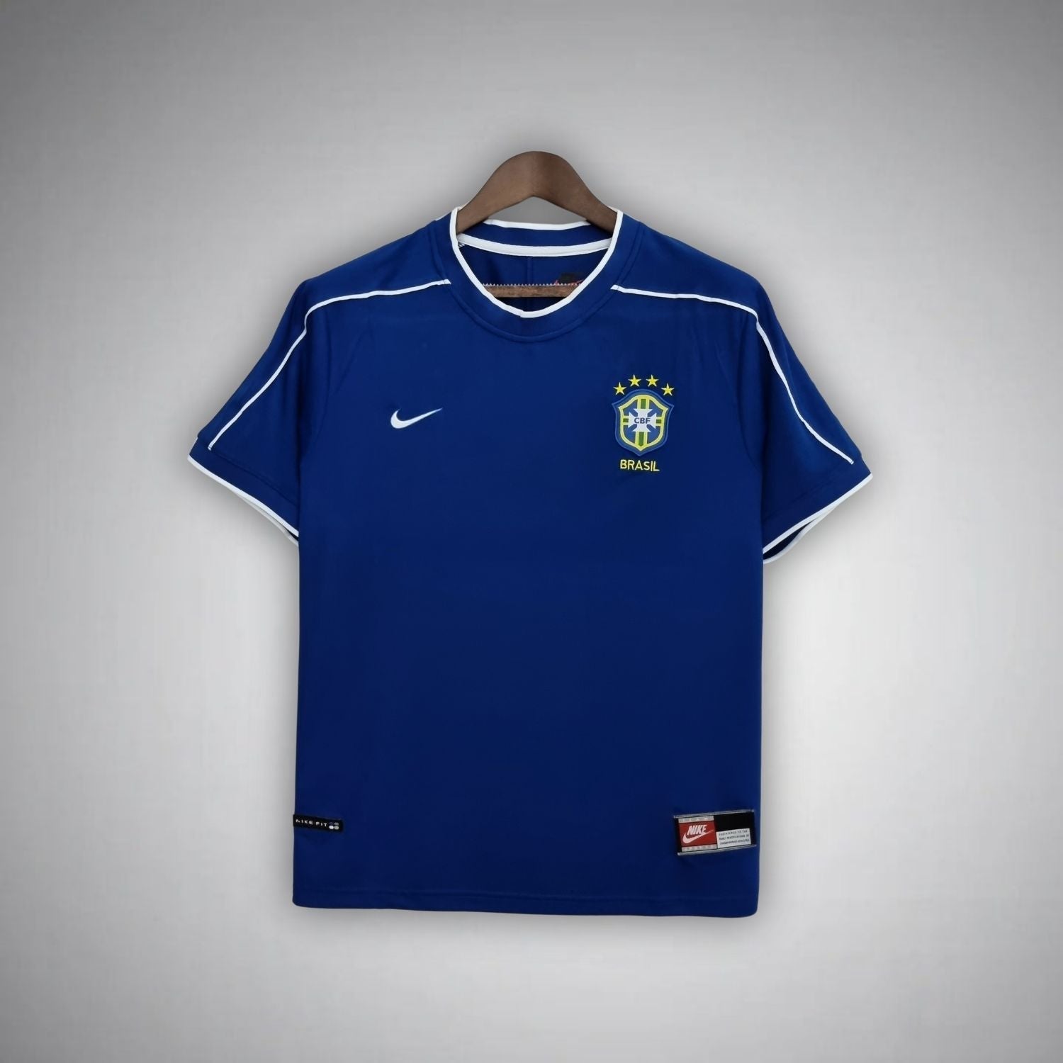 1998 Brazil Away Kit from FootballPrestige.club - Premium Football Kits