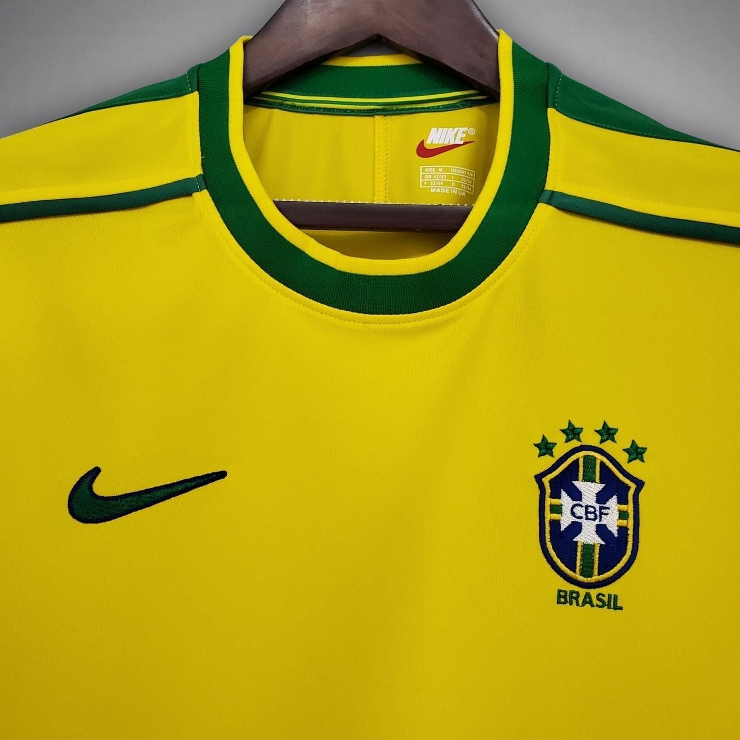 1998 Brazil Home Kit from FootballPrestige.com - Premium Football Kits