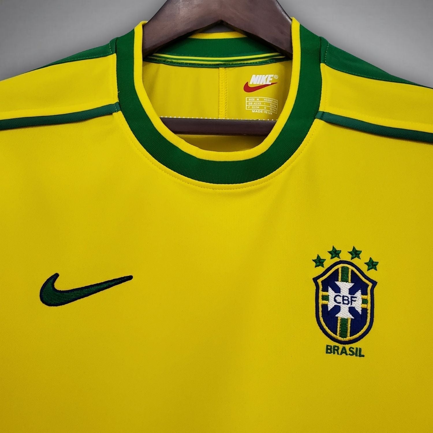 1998 Brazil Home Kit from FootballPrestige.com - Premium Football Kits