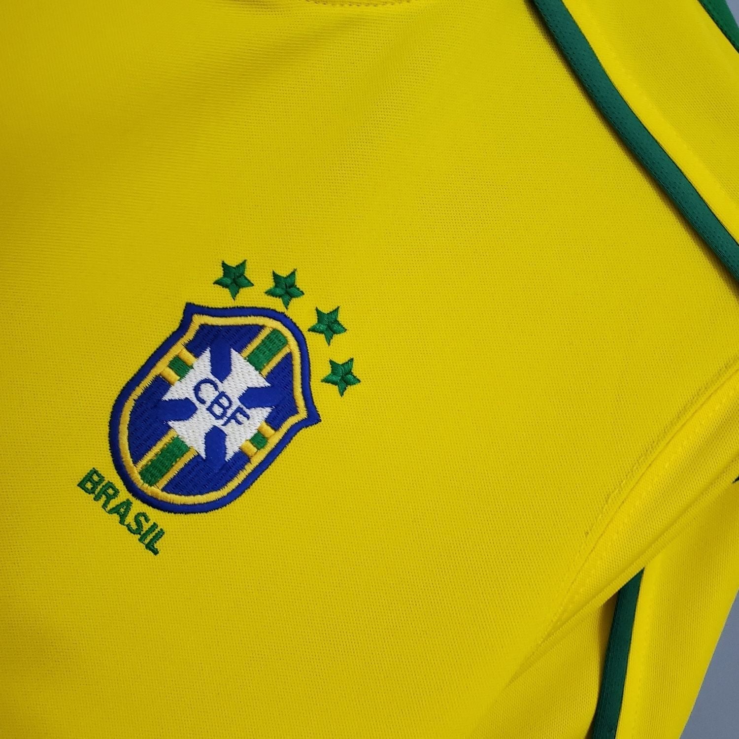 1998 Brazil Home Kit from FootballPrestige.com - Premium Football Kits