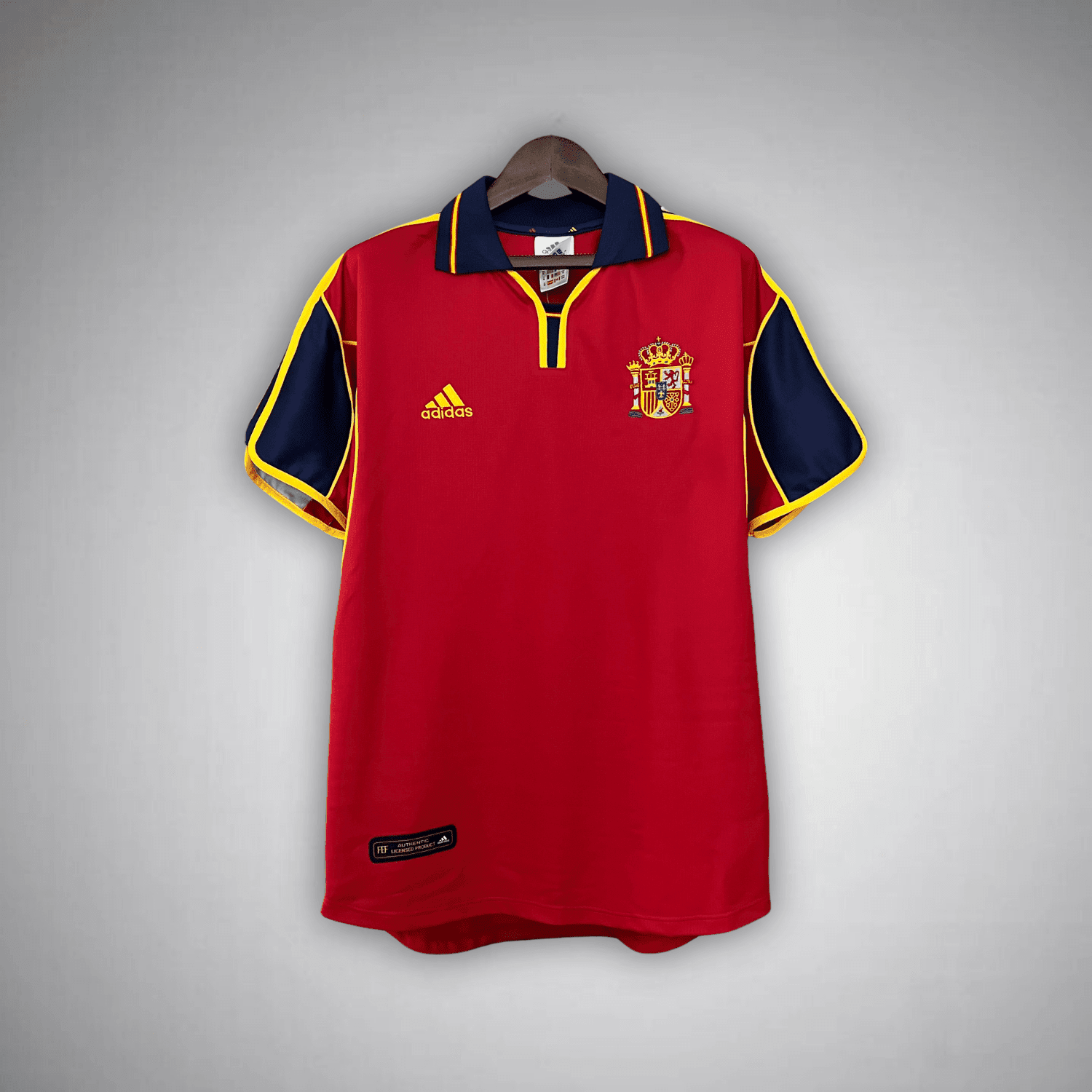 2000 Spain Home Kit from FootballPrestige.club - Premium Football Kits