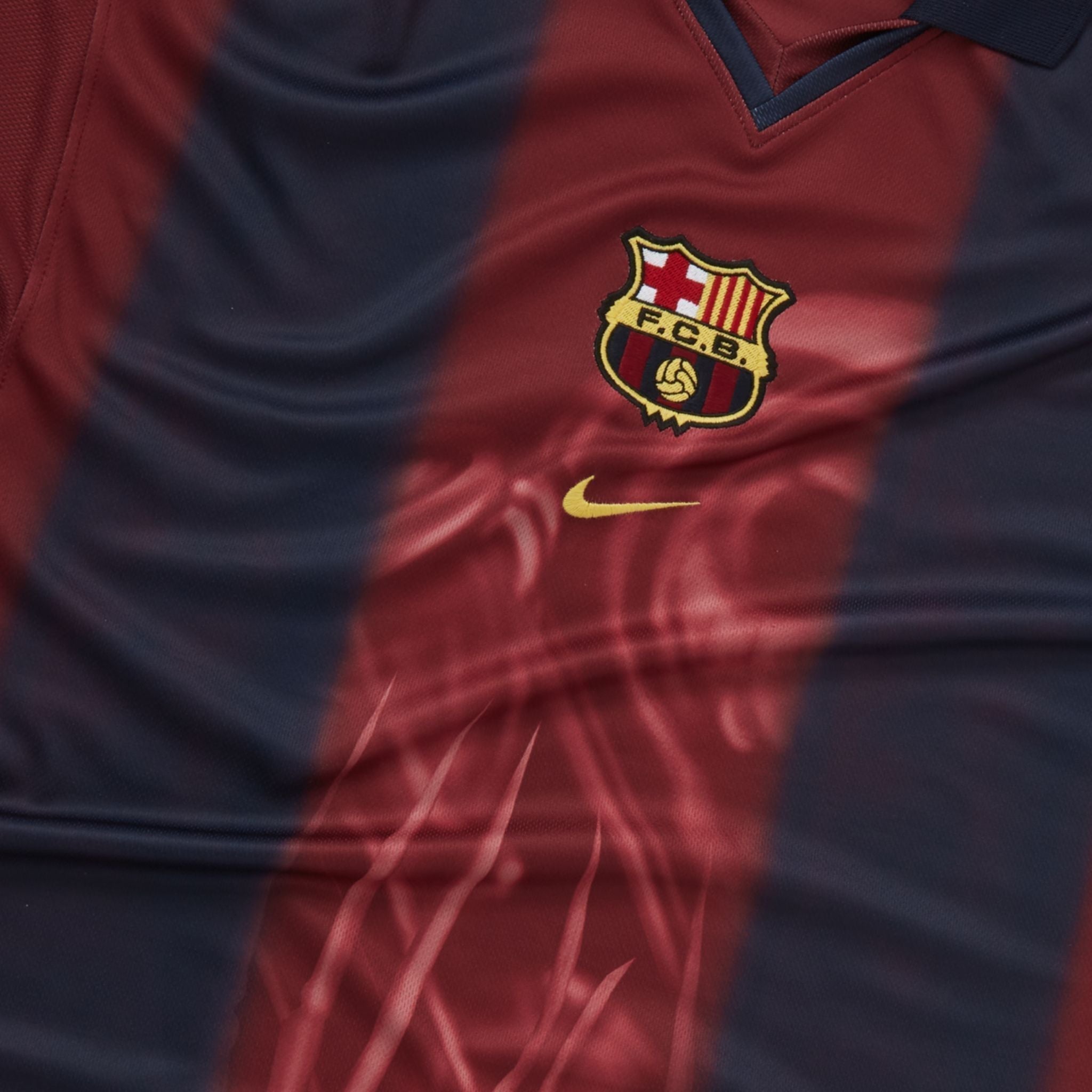 2000/01 FC Barcelona Retro x Cactus Jack Limited Edition Home Kit from FootballPrestige.club - Premium Football Kits