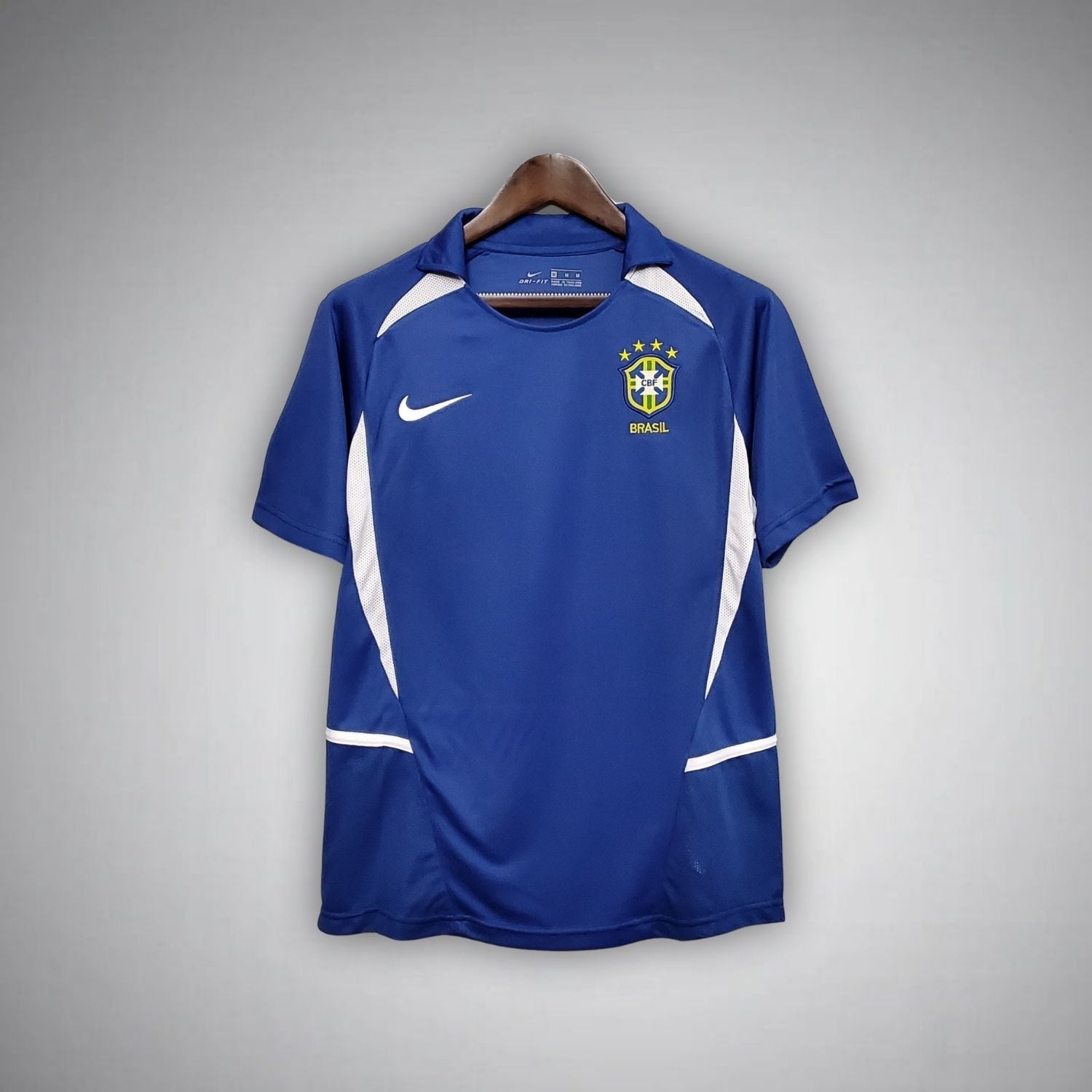 2002 Brazil Away Kit from FootballPrestige.club - Premium Football Kits