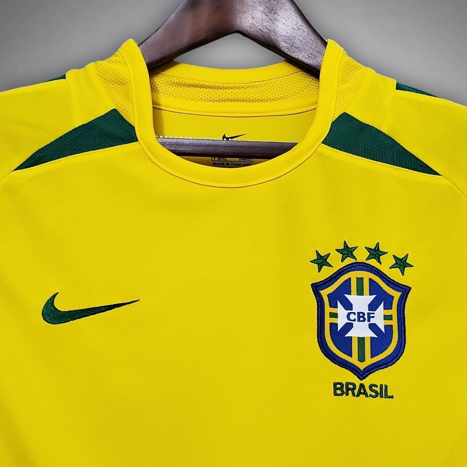 2002 Brazil Home Kit from FootballPrestige.club - Premium Football Kits