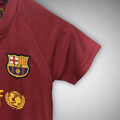 2009 FC Barcelona UCL Final Kids Size Kit from FootballPrestige.com - Premium Football Kits