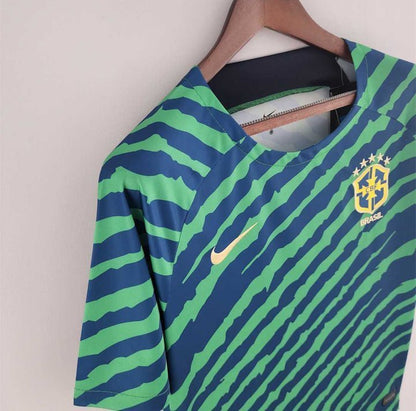 2022 Brazil Pre - match Kit from FootballPrestige.com - Premium Football Kits