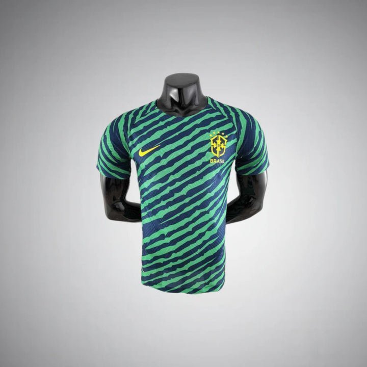 2022 Brazil Pre - match Kit from FootballPrestige.com - Premium Football Kits