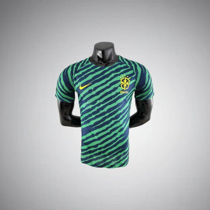2022 Brazil Pre - match Kit from FootballPrestige.com - Premium Football Kits