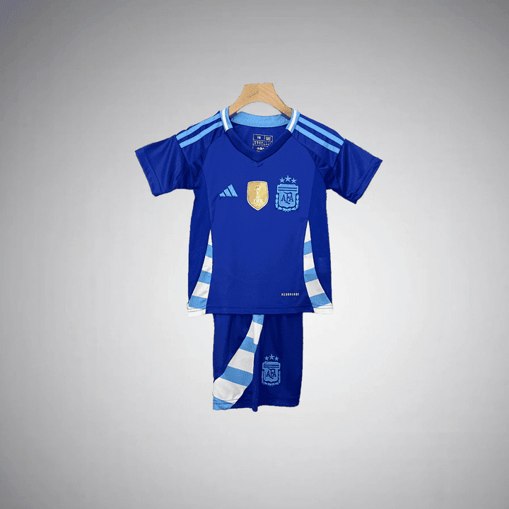 2024 Argentina Away Kids Size Kit from FootballPrestige.com - Premium Football Kits