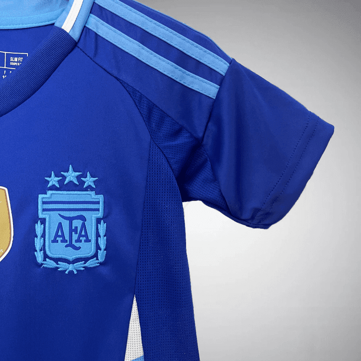 2024 Argentina Away Kids Size Kit from FootballPrestige.com - Premium Football Kits