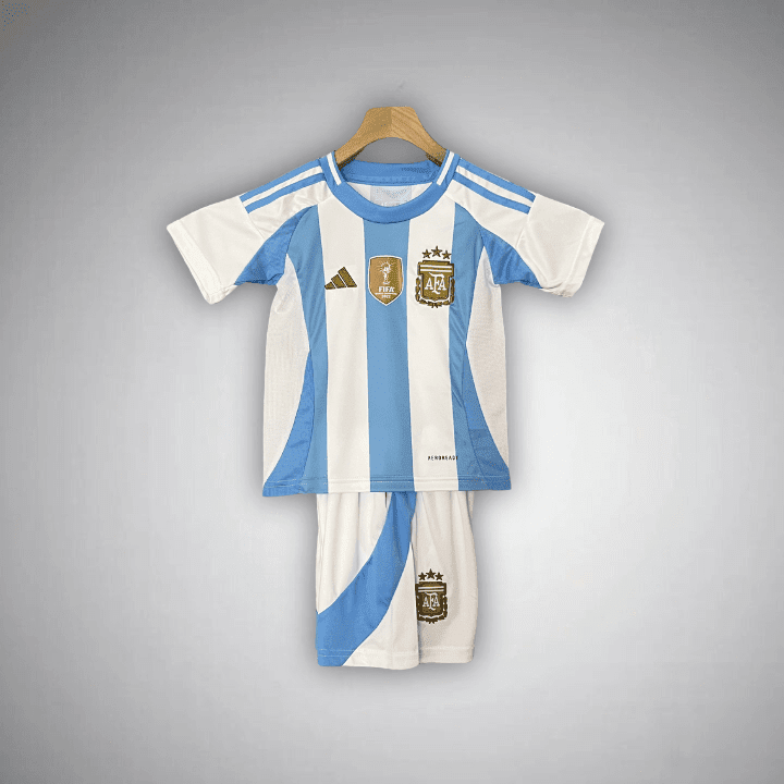 2024 Argentina Home Kids Size Kit from FootballPrestige.com - Premium Football Kits