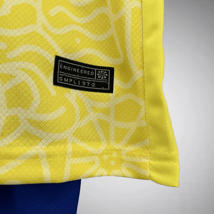 2024 Brazil Home Kids Size Kit from FootballPrestige.com - Premium Football Kits