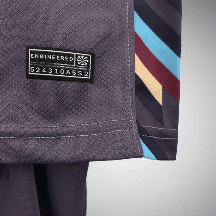 2024 England Away Kids Size Kit from FootballPrestige.club - Premium Football Kits