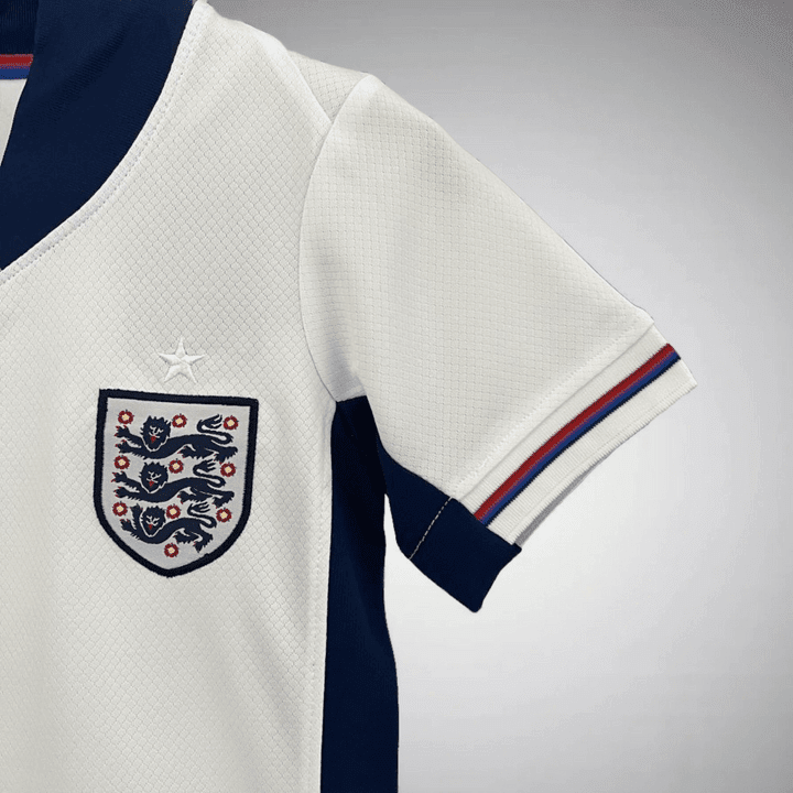 2024 England Home Kids Size Kit from FootballPrestige.club - Premium Football Kits