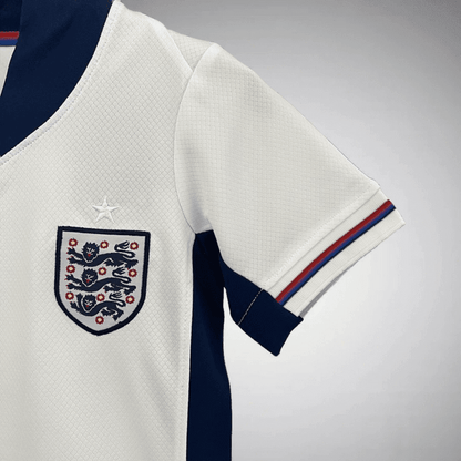 2024 England Home Kids Size Kit from FootballPrestige.com - Premium Football Kits