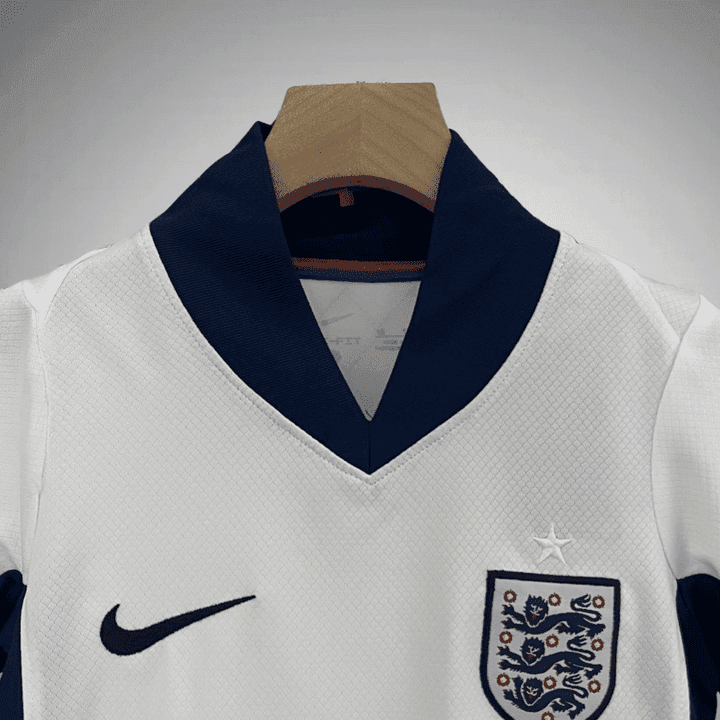 2024 England Home Kids Size Kit from FootballPrestige.club - Premium Football Kits
